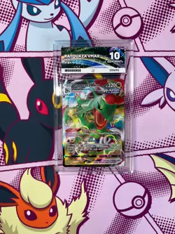 Pokemon TCG - Rayquaza VMAX 101/159 - Crown Zenith - Graded - ACE 10 - Image 1
