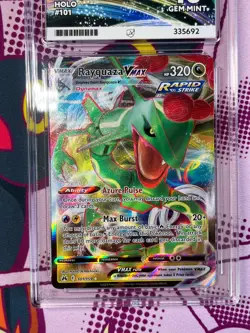 Pokemon TCG - Rayquaza VMAX 101/159 - Crown Zenith - Graded - ACE 10 - Image 3