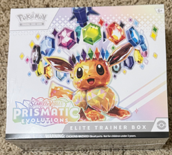 Pokemon TCG Prismatic Evolutions Elite Trainer Box Sealed — Shrink Wrap Ripped - Image 1