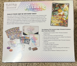 Pokemon TCG Prismatic Evolutions Elite Trainer Box Sealed — Shrink Wrap Ripped - Image 4