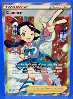 Pokemon TCG - Candice 189/195 SWSH Silver Tempest - Ultra Rare - Image 1