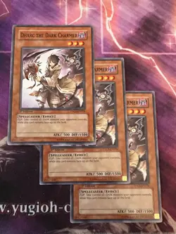 Dharc the Dark Charmer (3x) TDGS-EN026 - NM - Common 1st Edition NM Yugioh - Image 1