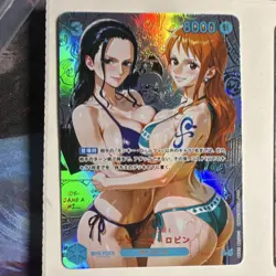 Nico Robin and Nami Anime Waifu Card - Image 2
