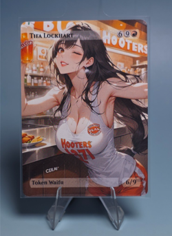Tifa Lockhart Waifu the Gathering, Custom Anime Waifu Final Fantasy Trading Card - Image 1