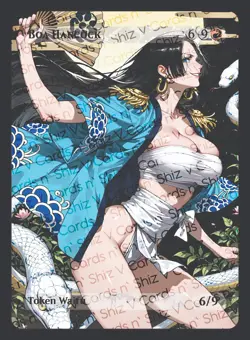 Boa Hancock, Waifu the Gathering, Custom Anime One Piece Trading Card - Image 1