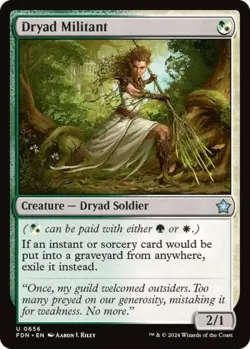 Dryad Militant - Near Mint MTG Foundations - Image 1