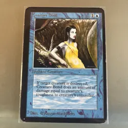 Mtg *miscut* Alpha Creature Bond LP - Image 1