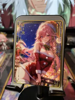 Goddess Story Metal Card Rare Anime Genshin Impact Yae Miku - Image 1