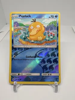 Pokemon Card - Psyduck SM Base Set 28/149 Reverse Holo Common 2017 - Image 1
