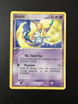 Pokemon Nintendo Jirachi Promo Regular Basic 021 50 HP 2004 TCG Card - Image 1