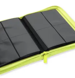 Neon Yellow Vault X Just 4-Pocket Exo-Tec Zip Binder 160 Cards- BRAND NEW IN BOX - Image 2