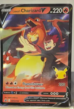 Lance's Charizard V SWSH133 SWSH: Sword & Shield Promo Cards Holo - Image 1