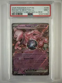 Team Rocket's Mewtwo ex 205 Sv: Scarlet & Violet Promo Cards Holo - Image 1