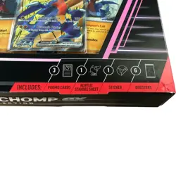 Pokemon Cynthia's Garchomp EX Premium Collection Booster Cards Stickers Set - Image 4