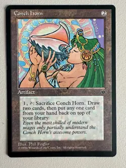 Conch Horn - MTG - Fallen Empires- ENGLISCH - ©1994 NM/M Rare - Image 1