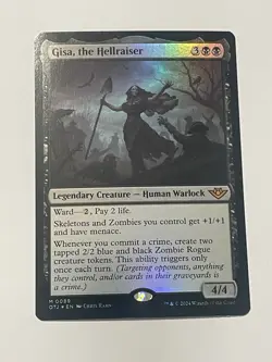 MTG Gisa the Hellraiser Outlaws of Thunder Junction Foil Magic The Gathering - Image 2