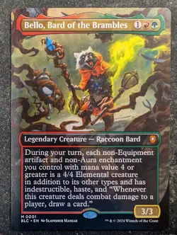 Bello, Bard of the Brambles - Borderless - Commander Bloomburrow (MTG) - Image 1