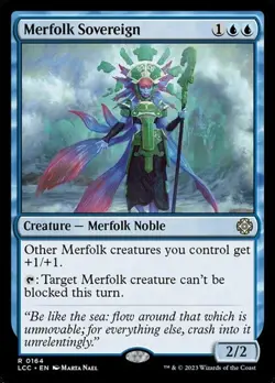 2x Merfolk Sovereign LCC NM MTG - Image 1