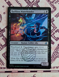 MTG Foil Ruthless Waterbender Avatar Last Airbender Magic the Gathering NM - Image 1