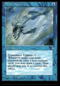 MTG Ice Age #87 Mystic Remora - Lightly played - Image 1