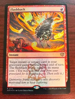 Flashback - FOIL - MTG Secrets of Strixhaven [SOS] - NM/M - Image 1