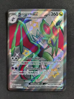 2024 Pokemon, Noivern EX, Paldean Fates PAF 220/091 Shiny Ultra Rare, English - Image 1