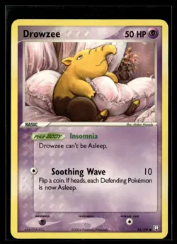 Drowzee 54/109 Team Rocket Returns Common Pokemon - Image 1