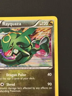 Rayquaza Pokemon Card, 93/113 Legendary Treasures, Holo, Rare NM/LP+ - Image 3