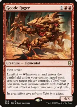 Geode Rager CLB NM MTG - Image 1