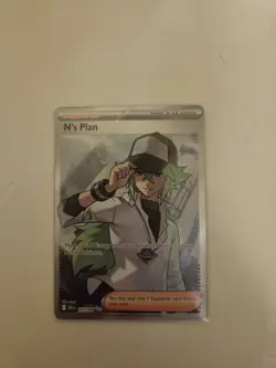 Pokemon N's Plan SV: Black Bolt Ultra Rare Holo 163/086 English - Image 1