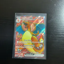 Pokemon TCG Charizard EX Scarlet & Violet Holo Ultra Rare - Image 1