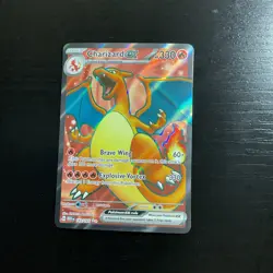 Pokemon TCG Charizard EX Scarlet & Violet Holo Ultra Rare - Image 3