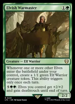 Elvish Warmaster LTC NM MTG - Image 1