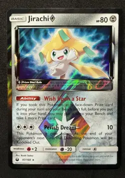Jirachi ◇ 97/168 Celestial Storm Prism Star Rare Near Mint Pokemon - Image 1