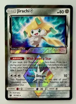 Jirachi ◇ 97/168 Celestial Storm Prism Star Rare Near Mint Pokemon - Image 2