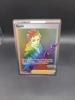 Spark (Secret) 085/078 Pokemon GO Secret Rare NM/M Holo Rainbow - Image 1