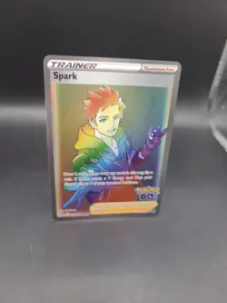 Spark (Secret) 085/078 Pokemon GO Secret Rare NM/M Holo Rainbow - Image 2
