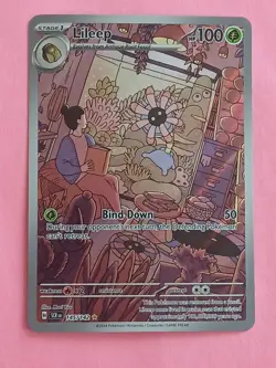 Lileep Pokemon Stellar Crown 145/142 illustration rare - Image 1