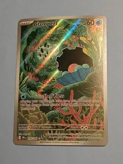 Pokemon Scarlet & Violet Destined Rivals Clamperl 195/182 Illustration Rare - Image 2