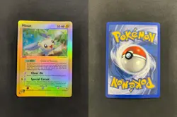 POKEMON UNGRADED MINUN 7/97 HOLO R EX DRAGON REVERSE HOLO NM - Image 1