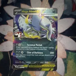 Pokemon Mega Absol EX 086/132 NM prize pack 8 - Image 1