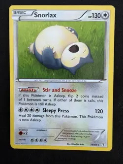 Snorlax 58/83 Generations Regular Normal Pokemon TCG LP Free Shipping - Image 1
