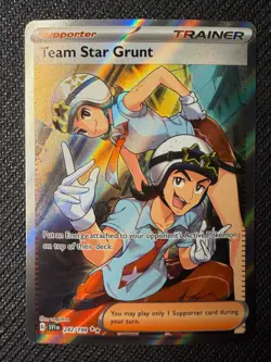Team Star Grunt Ultra Rare SV01: Scarlet & Violet Base Set 242/198 NM Pokemon - Image 1