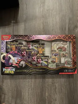 Pokemon TCG PALDEAN FATES Great Tusk Iron Treads Ex Premium Collection ✅ NEW - Image 1