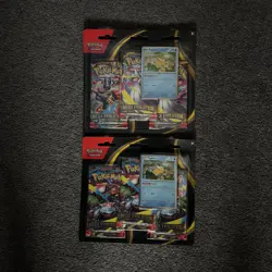 Pokemon Mega Evolution Triple Blister Pack - Psyduck Promo x2 - Image 1