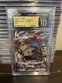 UMBREON VMAX HOLO - CGC PRISTINE 10 - 2021 POKEMON JPN VMAX CLIMAX - #101/184 a - Image 1