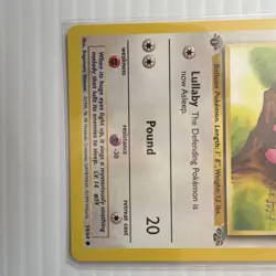 Pokemon Jigglypuff 54/64 Jungle 1st Edition Common 60 HP Basic English 1999 - Image 3