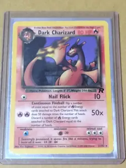 Pokemon Dark Charizard Team Rocket Rare 21/82 NM English WOTC - Image 1