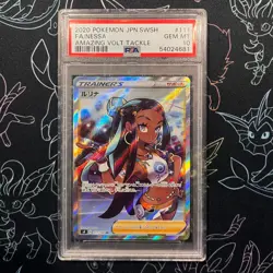 PSA 10 - Pokemon Nessa Amazing Volt Tackle Japanese Super Rare #111 Gem Mint - Image 1