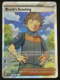 Brock's Scouting 179/159 Ultra Rare Journey Together Pokemon - Image 1